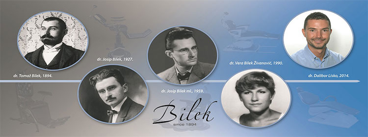5.generazioni di dentisti della clinica Bilek